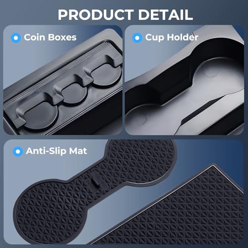 Center Console Organizer Lower Tray for Toyota Prius 30 2015 2014 2013 2012 (Not Fit Prius V), Durable ABS Plastic Under Center Console Storage Box Interior Accessories for 2012-2015 Prius - style: 9) Fits for 2012-2015 Prius 30