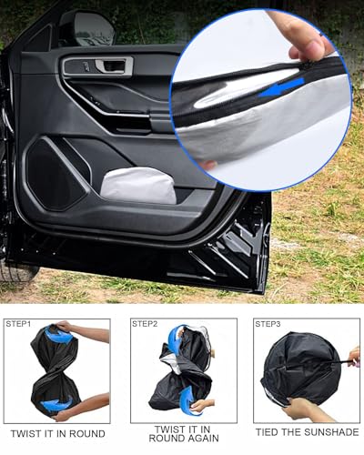 2026 Upgrade Front Windshield Sunshade fit for Toyota Tundra 2007-2021 Reflector Foldable Car Shade Automotive Windshield Sunshades for Toyota Tundra Windshield Sun Shade |Keeps Your Vehicle Cool| - size: Fit for Toyota Tundra 2007-2021