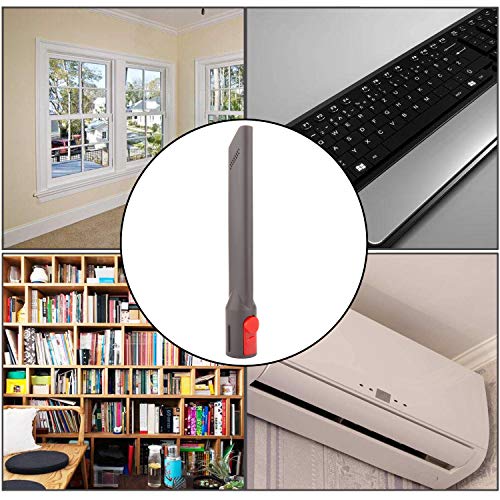 Fullclean Extension Hose and Crevice Tool Compatible with Dyson Gen5 V15 V15s V12 V11 V10 V7 V8 V9 Absolute Detect Torque Drive Cyclone Cordless Handheld Vacuum Cleaner - size: K:extension Hose+crevice Tool