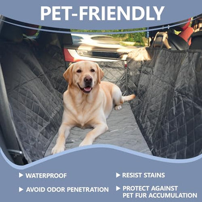 Dog Car Seat Cover for Pets Waterproof Seat Cover Hammock Scratch Proof Nonslip Back Seat Pet Bed Mat for Travel Durable Soft Back Seat Covers for Cars Trucks and SUVs (23.5 x 51 inch) - color: Hammock
