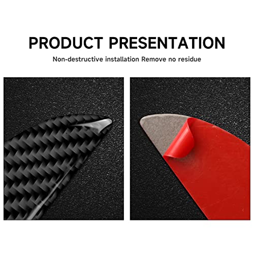 Car Dashboard Cover Decals for 2011-2023 Chrysler 300 / 300C / 300S / Limited/Touring/Base Accessories Carbon Fiber Interior Stickers - color: Dashboard Cover