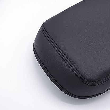 Car Center Console Cover Fit for Chevy Equinox 2018-2023 Waterproof Anti-Scratch Microfiber Leather Armrest Box Pad Protector, Black with Black Stitches