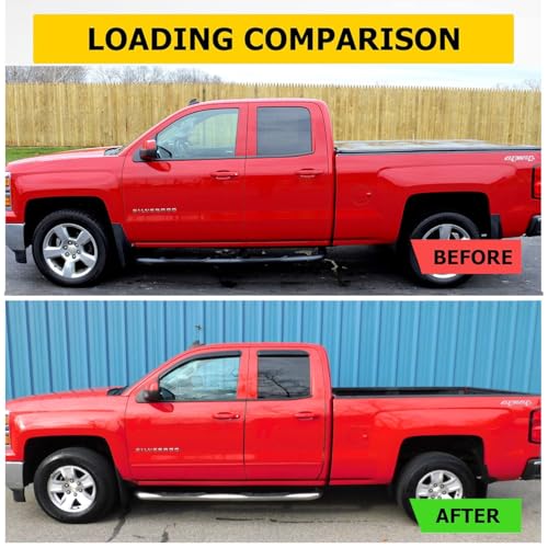 Waterproof Sunproof Side Window Visors Rain Guards fit for 2014-2018 Chevrolet Silverado/GMC Sierra 1500/2500HD/3500HD Double Cab, 4pcs New Protective Replacements Wind Deflectors Set 94528 - size: 14-18 Double/Extend Cab（Half Rear Door)