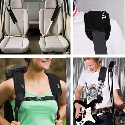 ZINZ Ultra Thick & Breathable Universal Shoulder Pad Cushion for Bag - Long & Comfort - color: Gray