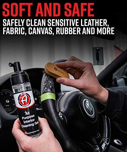 Adam's Polishes Cockpit Detailing Brush (Mini) - Car Cleaning Brush | Scrub Brush for Interior Leather Cleaner Carpet Upholstery Bathroom Fabric Shoe - size: Mini