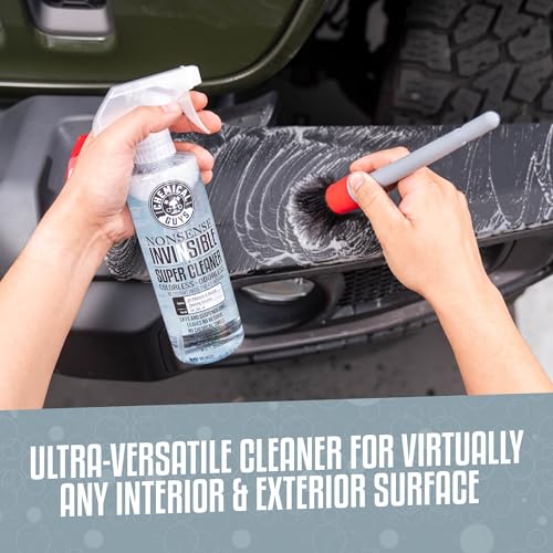 Chemical Guys Nonsense Colorless & Odorless All Surface Cleaner - Clear, Safe for Vinyl, Rubber, Plastic, Carpet, and Upholstery, pH Balanced, Residue-Free, Unscented, 32 oz Spray - style: Nonsense 32 oz
