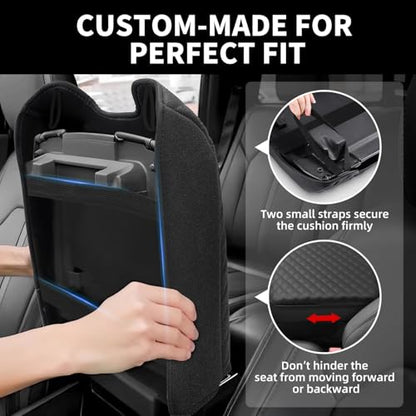 Center Console Cover Compatible with Ford F150 2015-2020/2017-2022 F250 F350 F450 / 2018-2024 Expedition Accessories, Premium Leather Car Armrest Cover Pad (Bucket Seat Only) - size: 2015-2020 Ford F150