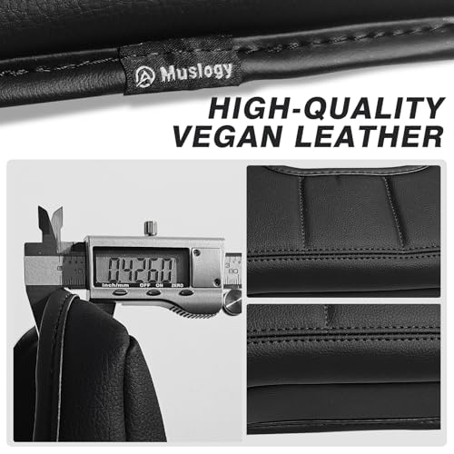 Muslogy Center Console Armrest Cover Fit for Chevy Silverado & GMC Sierra 1500 2500 3500HD 2014-2018 Accessories, Comfort Armrest Pad Console Lid Cushion Vegan Leather Regular Thick(Split Bench Seat) - size: 1) 14-18 |Silverado & Sierra| Jump Seat, Regula