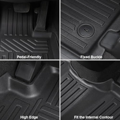 GALVAGNIATE Floor Mats for Hyundai Palisade 2020-2025, All Weather Floor Mats Trunk Cargo Liner with Backrest Protectors Accessories, Full Coverage Set (Fit 7/8 Sests) - size: For Hyundai Palisade | 2020-2025