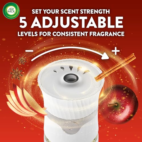 Air Wick Scented Oils 0+10 Apple Cinnamon Medley - size: 0.67 Fl Oz (Pack of 10), style: 10 ct