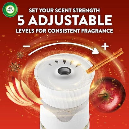 Air Wick Scented Oils 0+10 Apple Cinnamon Medley - size: 0.67 Fl Oz (Pack of 10), style: 10 ct