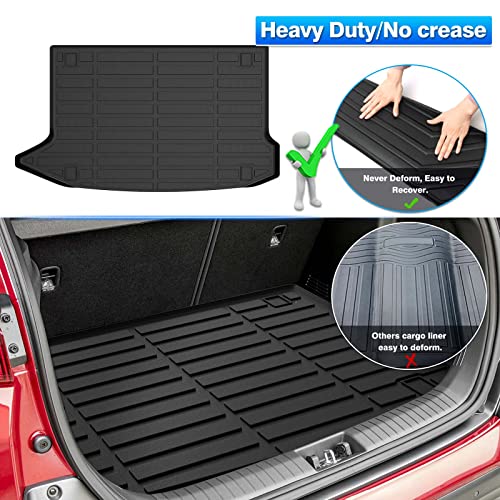 Cartist Cargo Liner Fits for Hyundai Kona 2018-2023/Kona N 2022-2023/Kona Electric 2019-2023, All Weather Rear Cargo Trunk Mat for Kona Accessories - size: 8)Hyundai Kona【2018-2023】