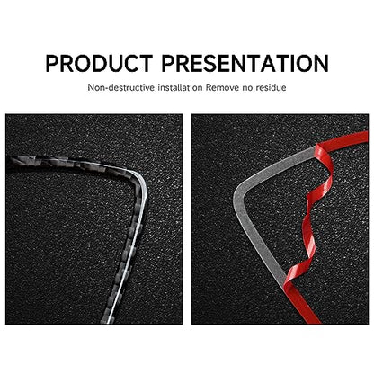 Car Air Vent Outlet Cover Decals for 2011 2012 2013 2014 Chrysler 300 / 300C / 300S / Limited/Base Accessories Carbon Fiber Interior Stickers - color: Air Vent Outlet，2011-2014
