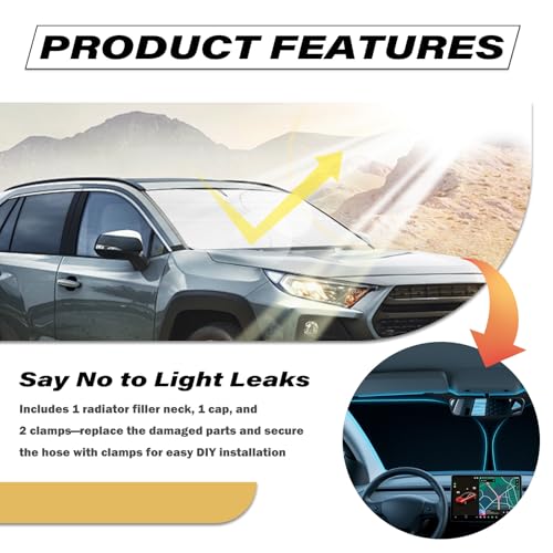 Foldable Car Windshield Sun Shade 59×31 Inch,2026 New Thickened Car Sun Shade Windshield for Blocking Sunlight,Universal Cars Windshields Cover Suns Shades for Cars,SUVs