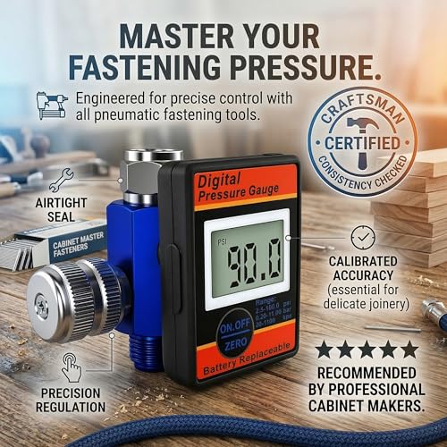LE LEMATEC Digital Air Pressure Regulator with LED Display Gauge, ¼ NPT Valve for Air Compressor, Tire Inflation, HVLP Spray Paint Gun, & Professional Air Tools, Compact & Heavy-Duty. DAR01B - style: Pro Digital Version
