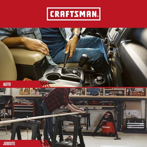 CRAFTSMAN CMXZVBE38668 1-1/4 in. 6-Piece Micro-Cleaning Wet Dry Vac Attachment Kit, Industrial-Grade Shop Vacuum Accessories for Intricate and Detail Cleaning, Fits 1-1/4 in. Hose Diameter - size: Micro-cleaning Kit