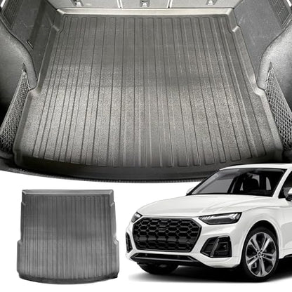 Premium Cargo Liner for Audi Q5 Premium 2018-2026 - 100% Protection - Custom Fit Car Trunk Mat - All-Season Black Cargo Mat - 3D Shaped Laser Measured Trunk Liners for Audi Q5 Prestige - size: For Audi Q5