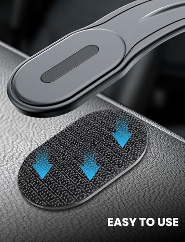 eSamcore Enlarged [3.22" X 2.16"] 2 Pack Single-Sided 3M VHB Adhesive Pad with Loop Strip Replacement Only Compatible with Magsafe Car Mount Detachable【#253】 - size: Enlarged