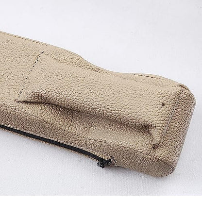Car Seat Gap Filler 2 Pack,Car Seat Gap Filler Organizer,Car Seat Gap Plug with Storage Slot,3 in 1 Car Seat Gap Filler,Prevent Small Items from Falling(Beige) - color: beige
