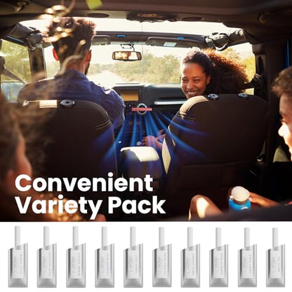 Levona Scent Car Vent Clips Refills - Car Accessories for Women & Men, Car Air Freshener Refill, Car Essentials Fragrance Diffuser & Aroma Set, Travel-Friendly - Pack of 10 (Diffuser Not Included) - color: Refill