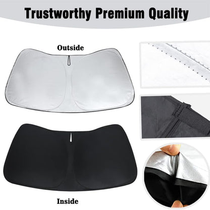 MKC MKX Co rsair Custom Windshield Sun Shade for Lin coln MKC MKX Co rsair 2010-2025 Front Window Sunshade Sun Visor 240T Shade Blocks UV Rays Car Accessories - size: MKC MKX 2006-2025