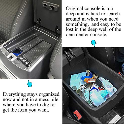 Center Console Organizer Storage Box Compatible with Nissan Rogue 2014-2020 Rogue Sport 2017-2022 Murano 2015-2024 ABS Insert Tray Organizer Glove Pallet - size: for Rogue 14-20/Rogue Sport 17-22/Murano 15-24