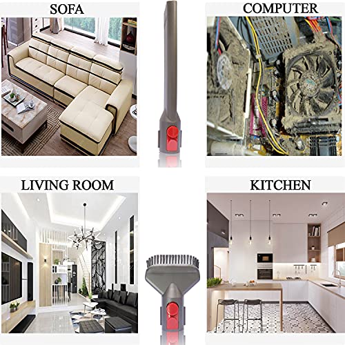 Replacement Attachments for Dyson V7 V8 V10 V11 V15 - Vacuum Accessories for Home and Car Cleaning