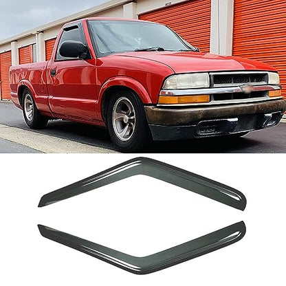 92127 Tape-On Side Window Wind Deflectors, Rain Guards, Custom-Fit Window Visors for 1994-2003 Chevy S10/GMC Sonoma, 1995-2005 S10 Blazer/S15 Jimmy, 1996-2000 Isuzu Hombre - size: S10/Sonoma/Blazer/S15 Jimmy