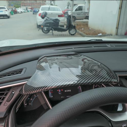 YINGTUU for Honda Civic Accessories 10th Gen 2016 2017 2018 2019 2020 2021 Car Dashboard Instrument Protective Cover Decals Carbon Fiber Pattern - color: Dashboard Protector Cover