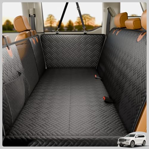 PROZAR Dog Car Seat Cover for Back Seat, Heavy Duty Scratch Proof Pet Back Seat Protector for Cars/SUVs/Small Trucks