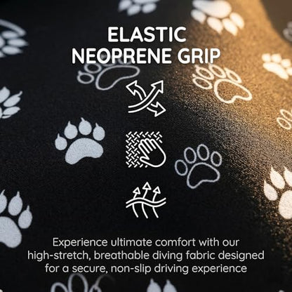 Paw Print License Plate Frame Love Dog Paw Print Steering Wheel Cover Funny Cars Decor Aluminum Fits Us Ca Car Vehicles - color: Dog Paw