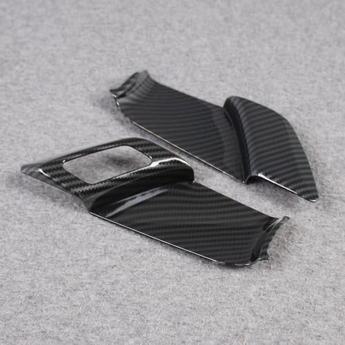 Beautost for Toyota Prius 2023 2024 2025 2026 Interior Door Handle Bowl Panel Cover Trims (Carbon Fiber Black) - color: Carbon Fiber Black