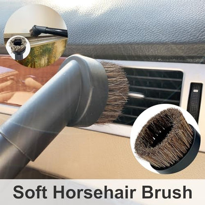 Shop Vac Vacuum Attachments with Extension Hose Dusting Brush Crevice Tool Nozzle Multi-Tools for 1-1/4" 1-3/8" 2-1/2" Shopvac Wet Dry Vacuum Cleaner (Car Detailing Kit Interior A) - style: Car Kit A