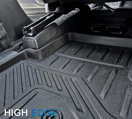 Floor Mats Cargo Mat for Honda Pilot 2026 2025 2024 2023, All Weather TPE Cargo Liner Trunk Mat with Backrest Mat Door Sill Protectors Car Accessories for Pilot (Floor Mats Set) - style: Floor Mats Set
