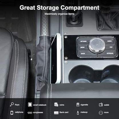 Center Console Handbrake Right Storage Organizer Box Compatible with INEOS Grenadier 2020-2024 2025+, Center Console Organizer ABS Material Insert Tray Accessories