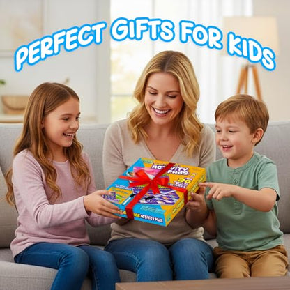 Travel Reusable Activity Books- 2 Pack - Travel Games for Kids, Roads Trip Car Games & Activities Must Haves Essentials, Airplane Activities for Kids, Includes 20+ Learning Games in Each Book