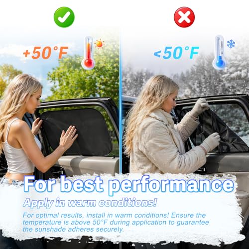 ZATOOTO Car Window Shade for Driver Window Sun Shade, 2 Pack 16"x7" Static Cling Sun Shade for Car | Bluish-Purple for Glare | Tile Two for Custom Coverage| Removable for Changing Light Conditions - size: 2 Pack (16 x 7 in)
