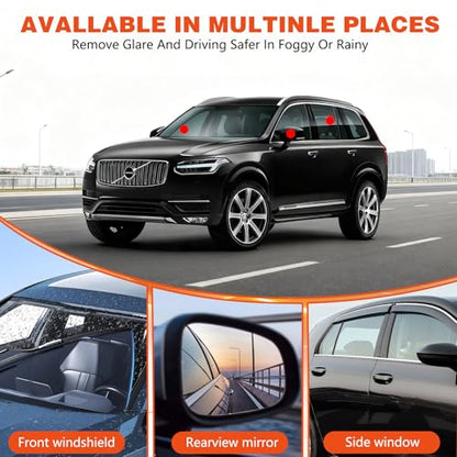 Car Oil Film Cleaner,Automotive Oil Film Cleaning Brush,Durable Glass Cleaning Tool,Glass Film Remover Cleaning Board for Car Windshield and Windows Improved Visibility