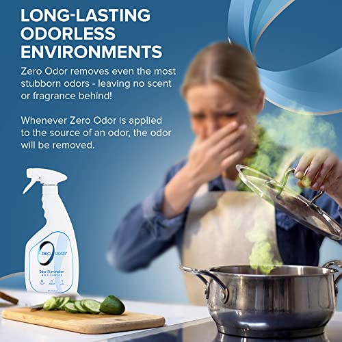 Zero Odor - Multi-Purpose Strong Odor Eliminator for Home, Office, Car, Bathroom, Hotel, Room Deodorizer, and Odor Neutralizer, 22Oz - size: 22 Fl Oz (Pack of 1)