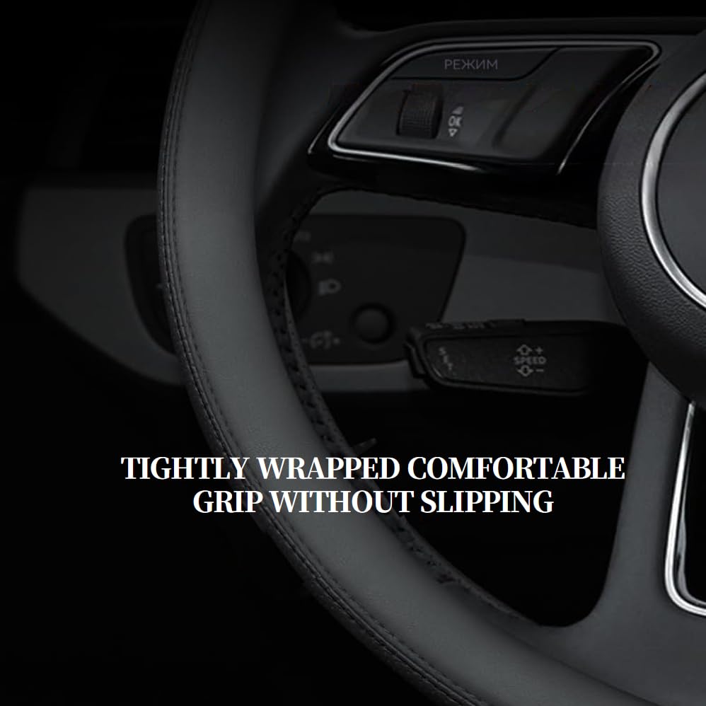for Packers Car Steering Wheel Cover, 14-15 Inch Leather Grip | Non-Slip & Sweat-Resistant Design, Fit for Most Cars, SUVs, Trucks (SWC-BBG) - size: SWC-BBG