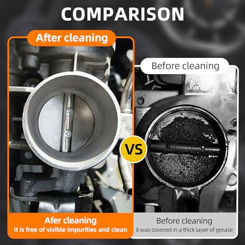 Carburetor Cleaning Kit 3 Double Head Brush 23 Needles 5 Nylon Brushes 1 Scraper and 4 Cleaning Hooks, Cleaner Set Tools for Motorcycle, ATV, Chainsaw, Welder & Small Engines