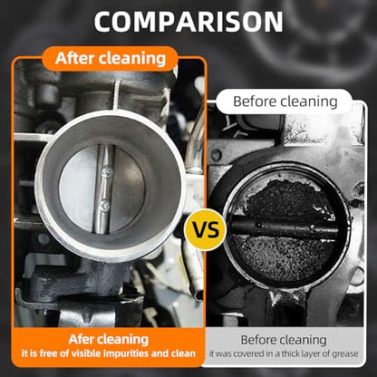 Carburetor Cleaning Kit 3 Double Head Brush 23 Needles 5 Nylon Brushes 1 Scraper and 4 Cleaning Hooks, Cleaner Set Tools for Motorcycle, ATV, Chainsaw, Welder & Small Engines