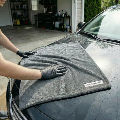24"x36" Magic Microfiber Twisted-Loop Drying Towel, 1400GSM, Ultra Absorbent, Streak Free, Lint Free, Reusable - Car Accessories, Microfiber Cleaning Cloth - Professional Grade