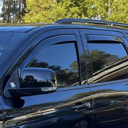 in-Channel Side Window Rain Guards Window Visor Vent Deflectors Compatible with Ford F-150 SuperCrew Cab 2015-2020, Wind Deflector Smoke 4PCS F150 - size: For Ford F-150 SuperCrew Cab 2015-2020