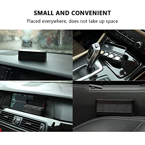 Compact Coin Holder for Car - 4 Compartment&Automatically Holds Coins Coin Organizer(1 Dollar,Quarter,Dimes) - Universal Center Console Coin Case for Car Taxi SUV Truck(2Pack) (2 Pack) - color: 2 Pack