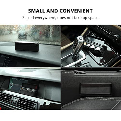 Compact Coin Holder for Car - 4 Compartment&Automatically Holds Coins Coin Organizer(1 Dollar,Quarter,Dimes) - Universal Center Console Coin Case for Car Taxi SUV Truck(2Pack) (2 Pack) - color: 2 Pack
