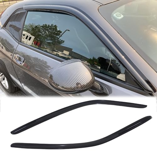 Rainproof Side Window Wind Deflector fit for 2008-2023 Dodge Challenger, 2pcs Protective Replacements Rain Guards Set Window Visor 92010 - size: 2008-2023 Dodge Challenger