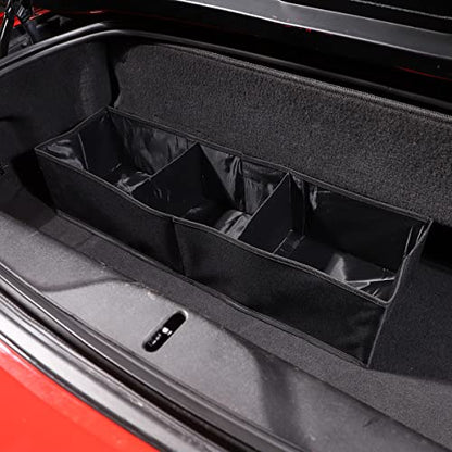 Sekhyna Large Trunk Organizer Compatible with Corvette C7 Stingray 2014-2019,Large-Capacity Collapsible Storage Bag Keeps Your Trunk Clean and Tidy
