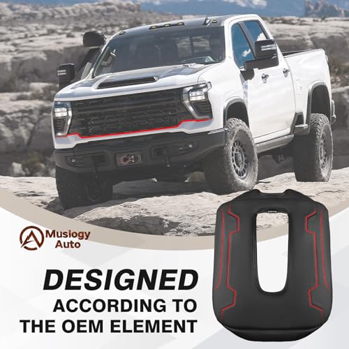 Muslogy Center Console Armrest Cover Fit for Chevy Silverado & GMC Sierra 2019-2026 Accessories, Comfort Armrest Pad Console Lid Cushion Vegan Leather 1-Inch Extra Thick(Split Bench Seat Console ONLY) - size: 1) 19-25 |Silverado & Sierra| Jump Seat, +Thic
