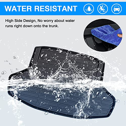 Cartist Cargo Liner Compatible with 2022-2025 2026 Honda Civic Sedan (NOT for Hatchback) All Weather Trunk Mat Anti-Slip High Side Carpet Protection TPE Odorless - size: 1)Honda Civic Sedan 2022-2025